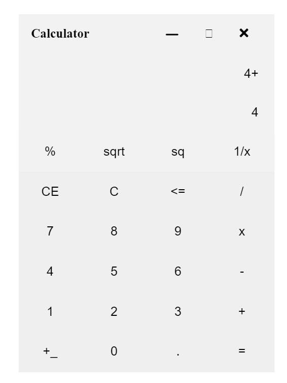 GitHub AdharshNJ/WindowsCalculator
