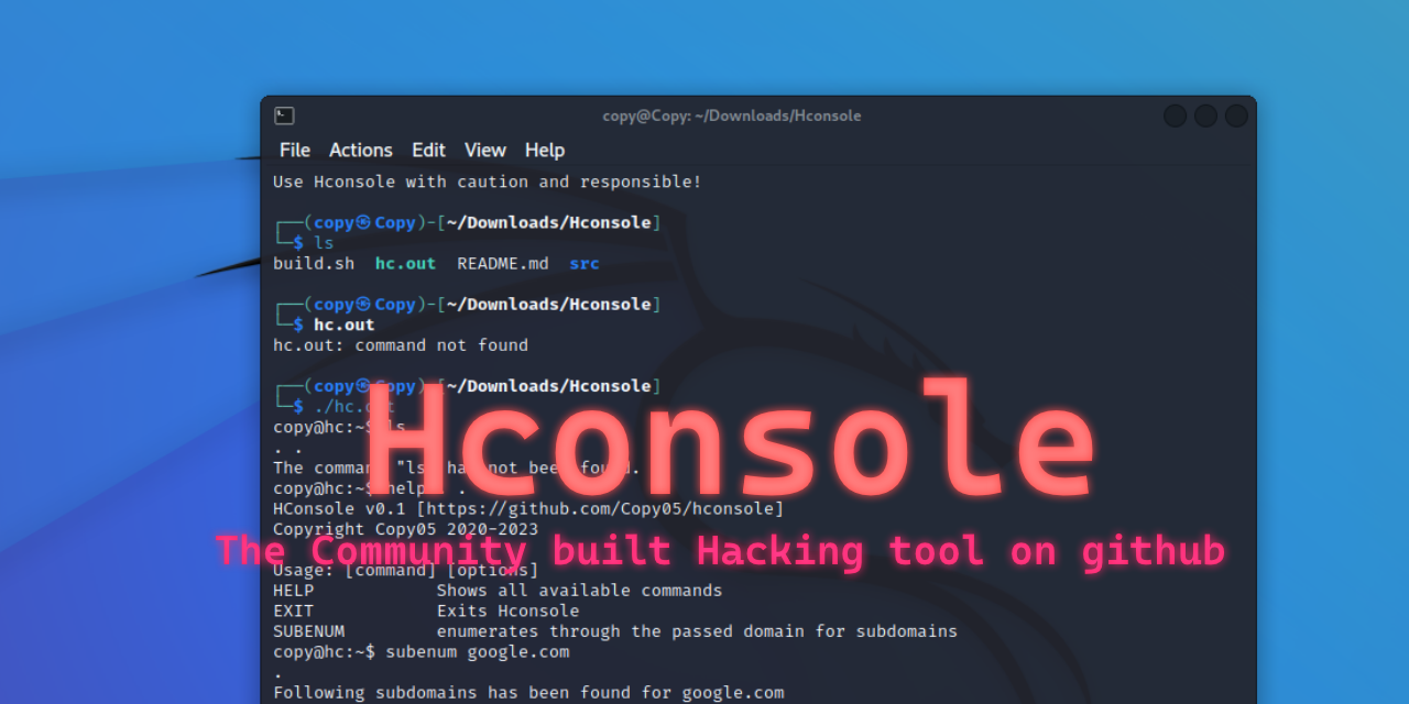 Hconsole