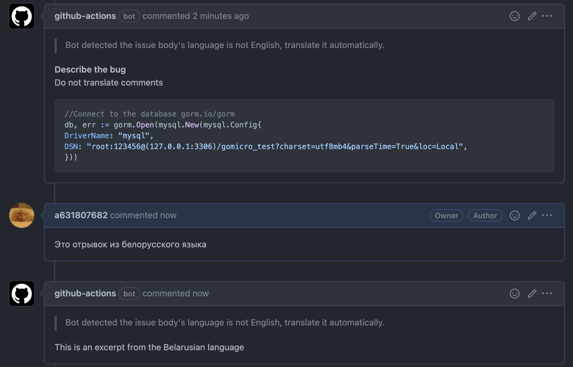 GitHub - a631807682/issues-translator: GitHub Action for translate ...