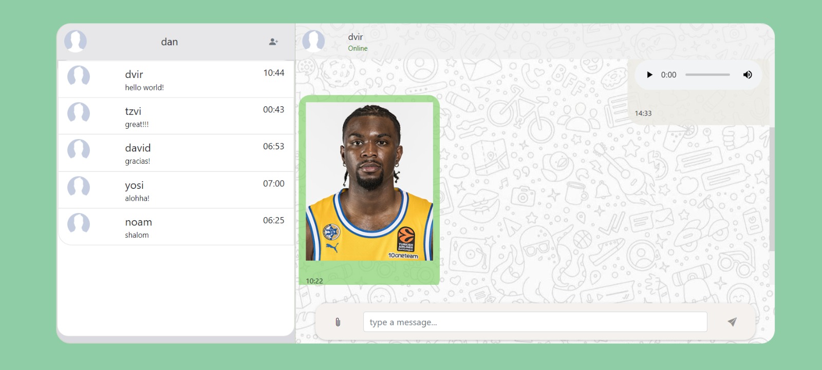 GitHub - danielkarl888/WAppBIU: Web Client Page of Chat App similar to ...