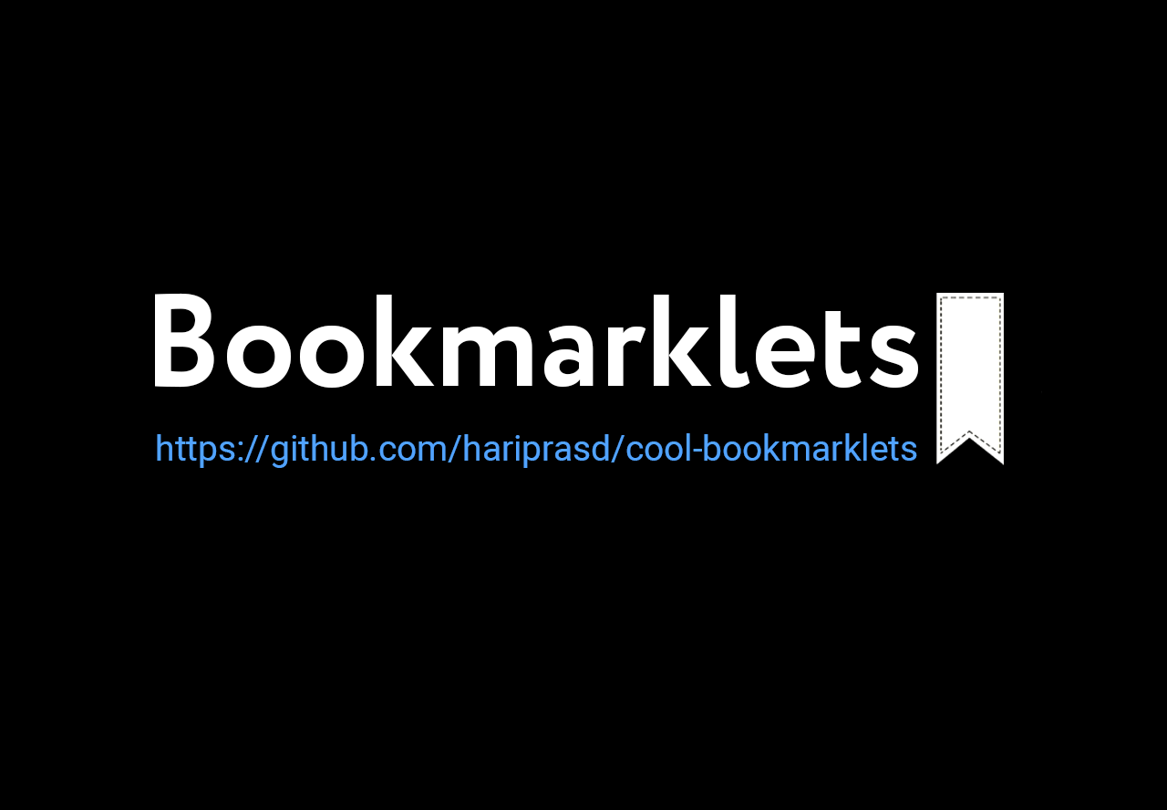 hariprasd/cool-bookmarklets