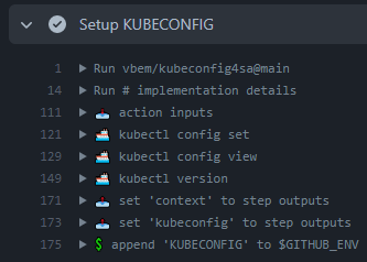 kubeconfig4sa