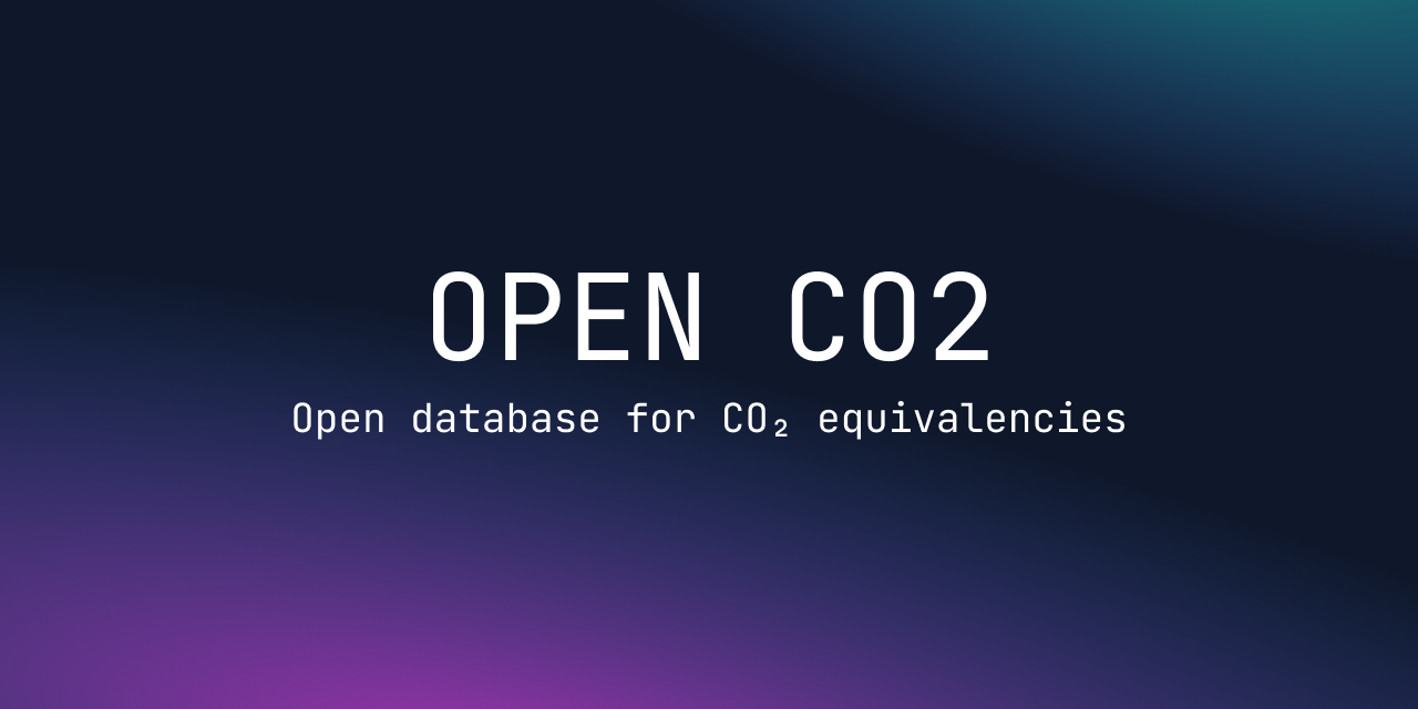 GitHub - MediaComem/open-co2: Open Data Database and API for CO2 ...