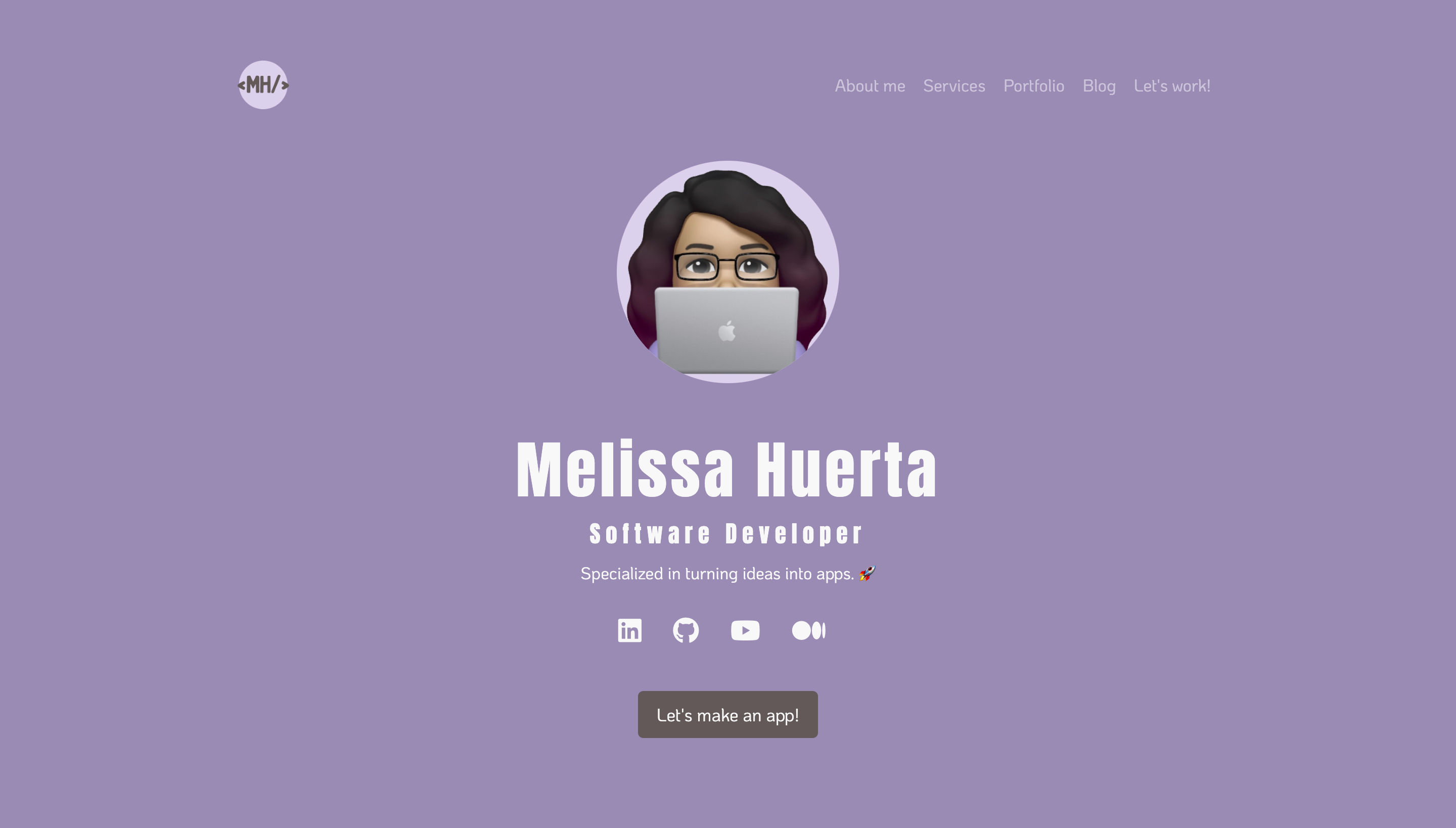 GitHub - melissahuertadev/portfolio: Hi, I'm Melissa H. and here is my ...