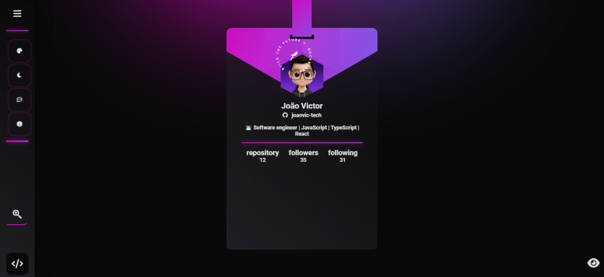 GitHub - joaovic-tech/badge-nlw: Virtual badge created in ORIGIN trail ...