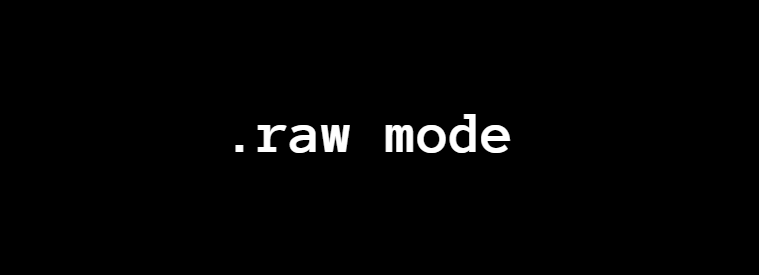 .rawMode-Gamedevjs