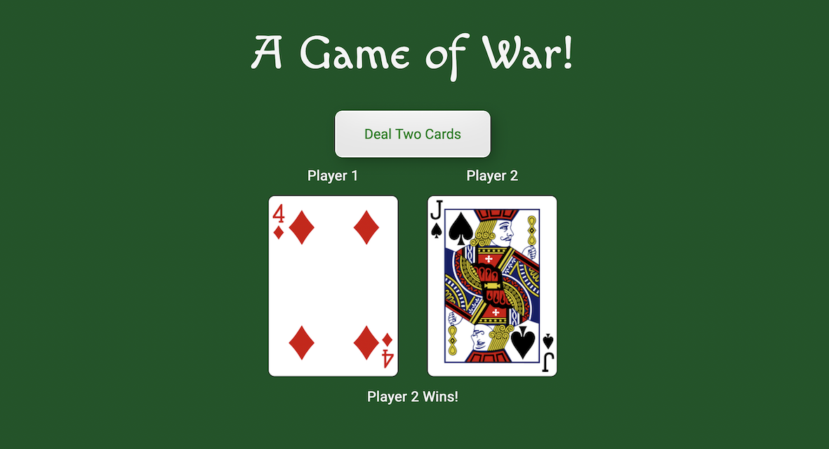 GitHub - chaudhryna/war-card-game