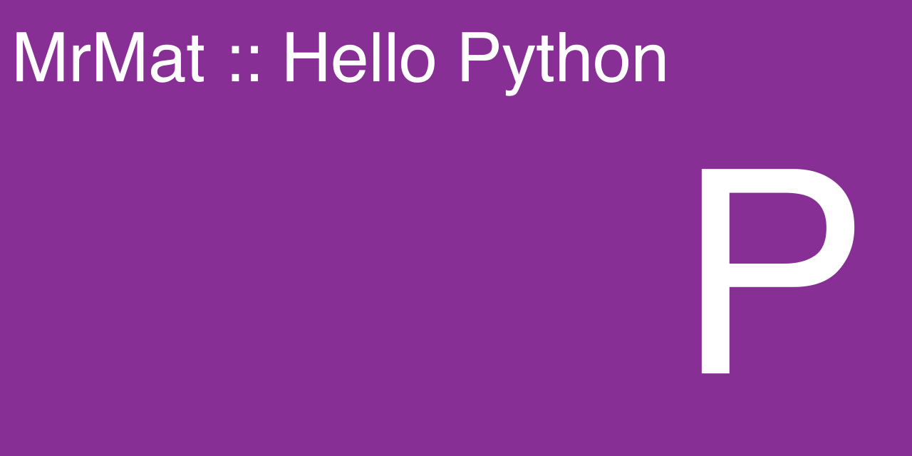 mrmat-hello-python