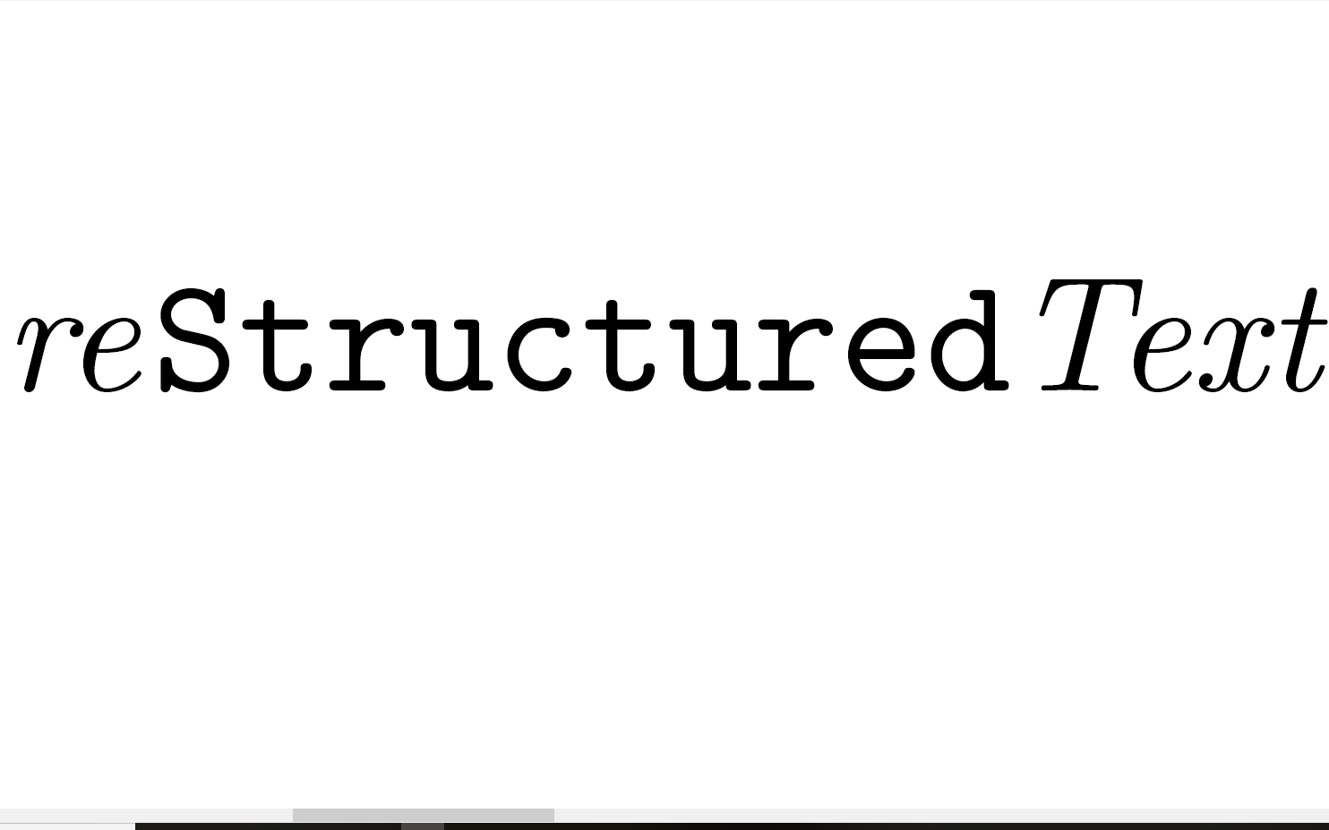 learn-restructuredtext