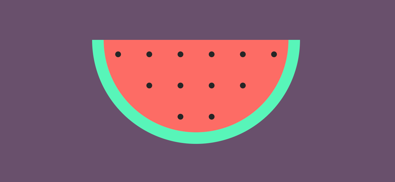 GitHub - meganriley/css-art-watermelon: Udemy Creating CSS Drawing CSS Art