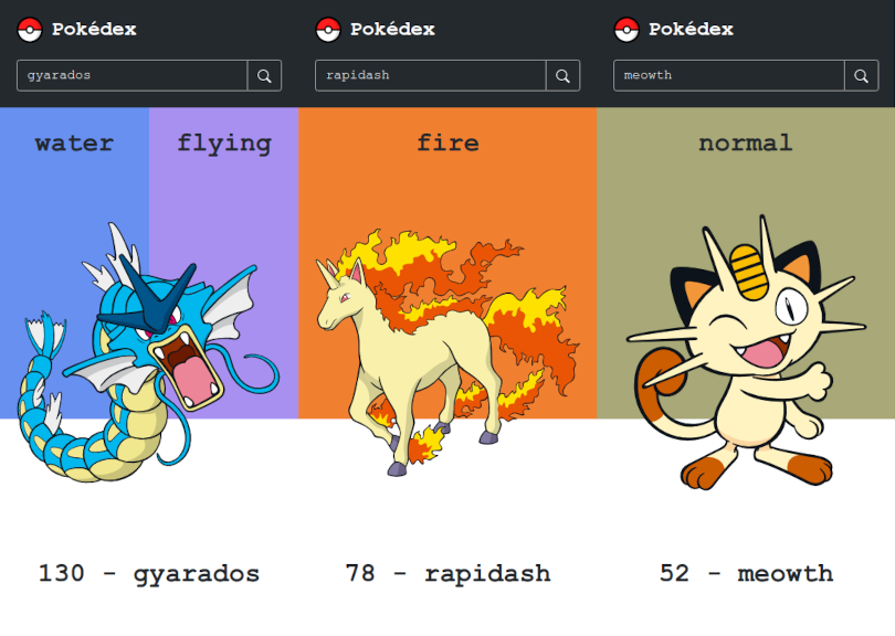 Pokefetch: Usage of PokeAPI Angular