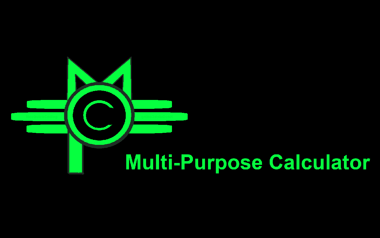 GitHub - NesQuickCoding/Multi-Purpose-Calculator: This repo contains a ...
