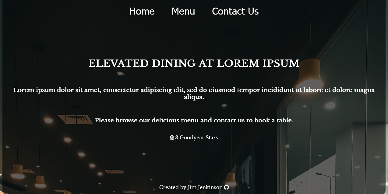 GitHub - Superjim/Restaurant-Page: Odin Project Restaurant Page