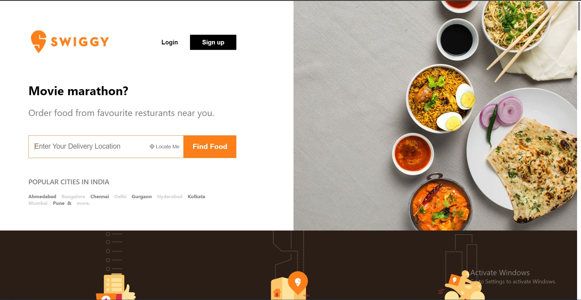 Swiggy order deals food online