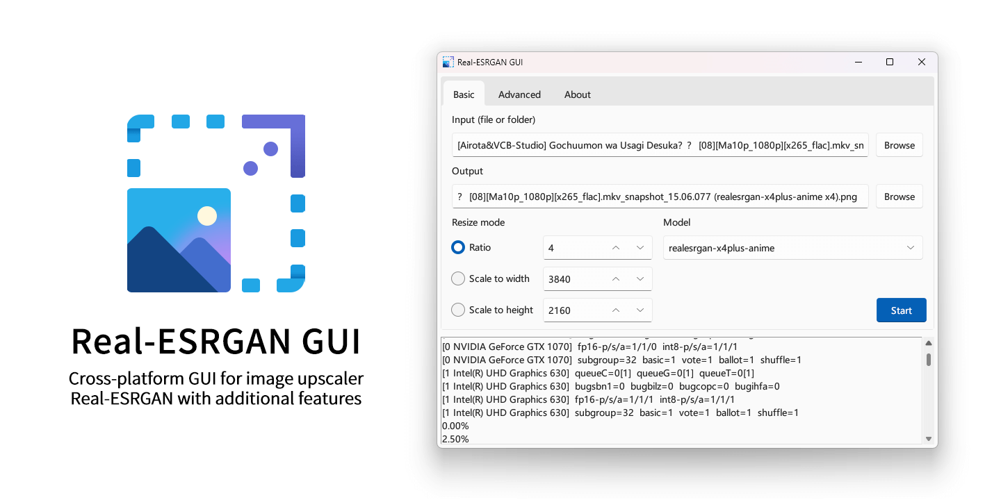 TransparentLC/realesrgan-gui