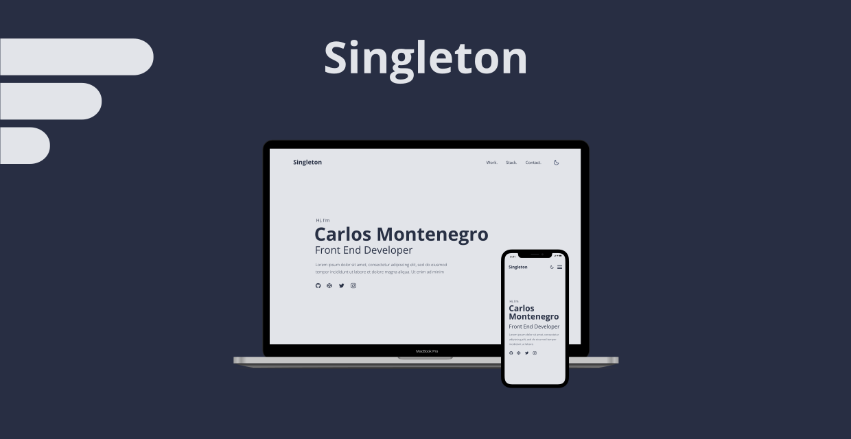 singleton-portfolio