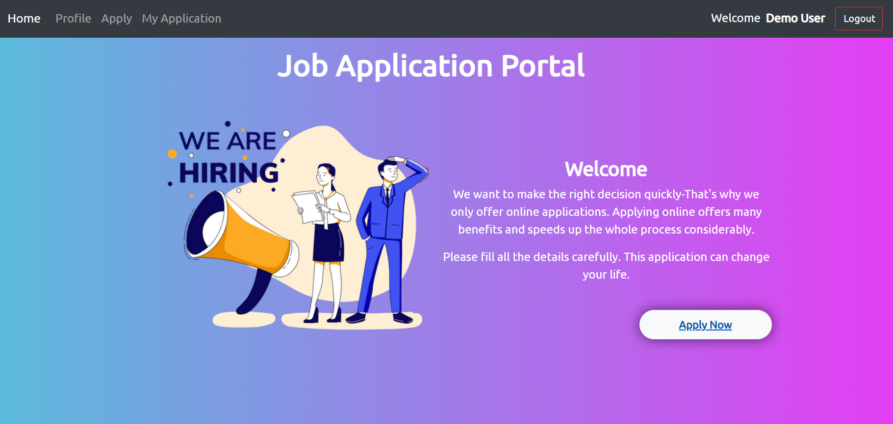 GitHub sanjyotpanure/JobApplicationPortal Created a dynamic Job