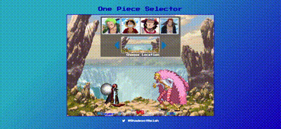 One-Piece-Character-Selector