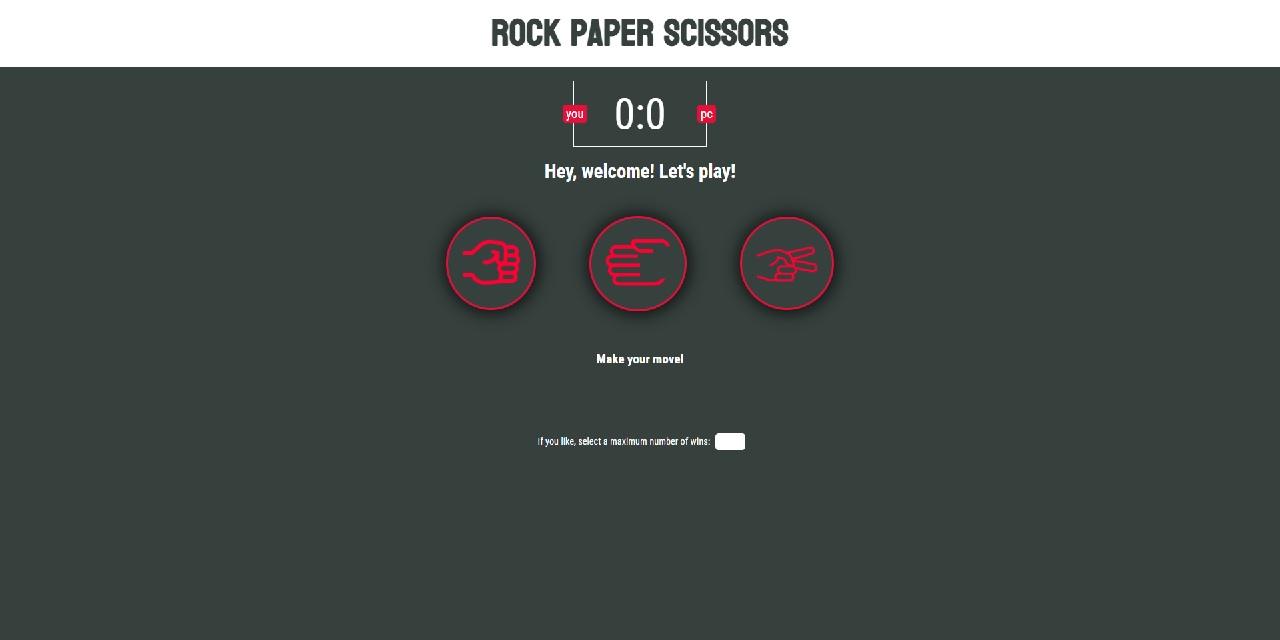 GitHub - mathroque/rock-paper-scissors-game: A well known rock paper ...