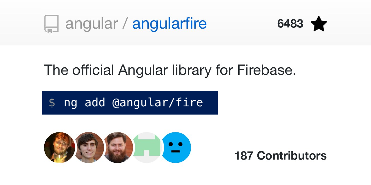 GitHub Angular angularfire Angular Firebase 