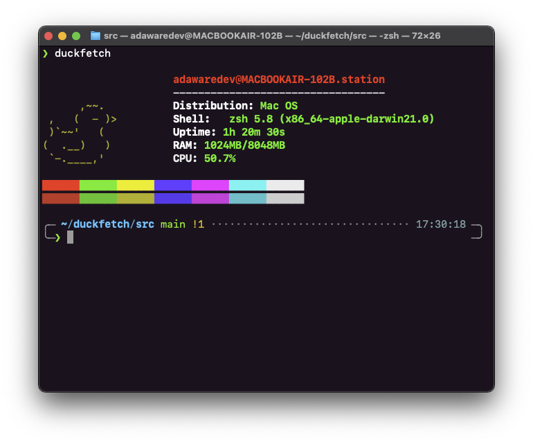 GitHub - MatteoKrsticDev/quackfetch: A neofetch made for duck lovers ...
