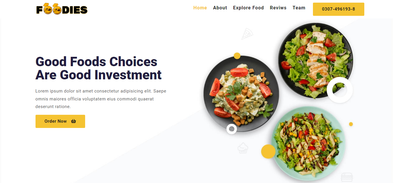 GitHub - ahsanwebengr/foodies.github.io: Food and Restaurant Full ...