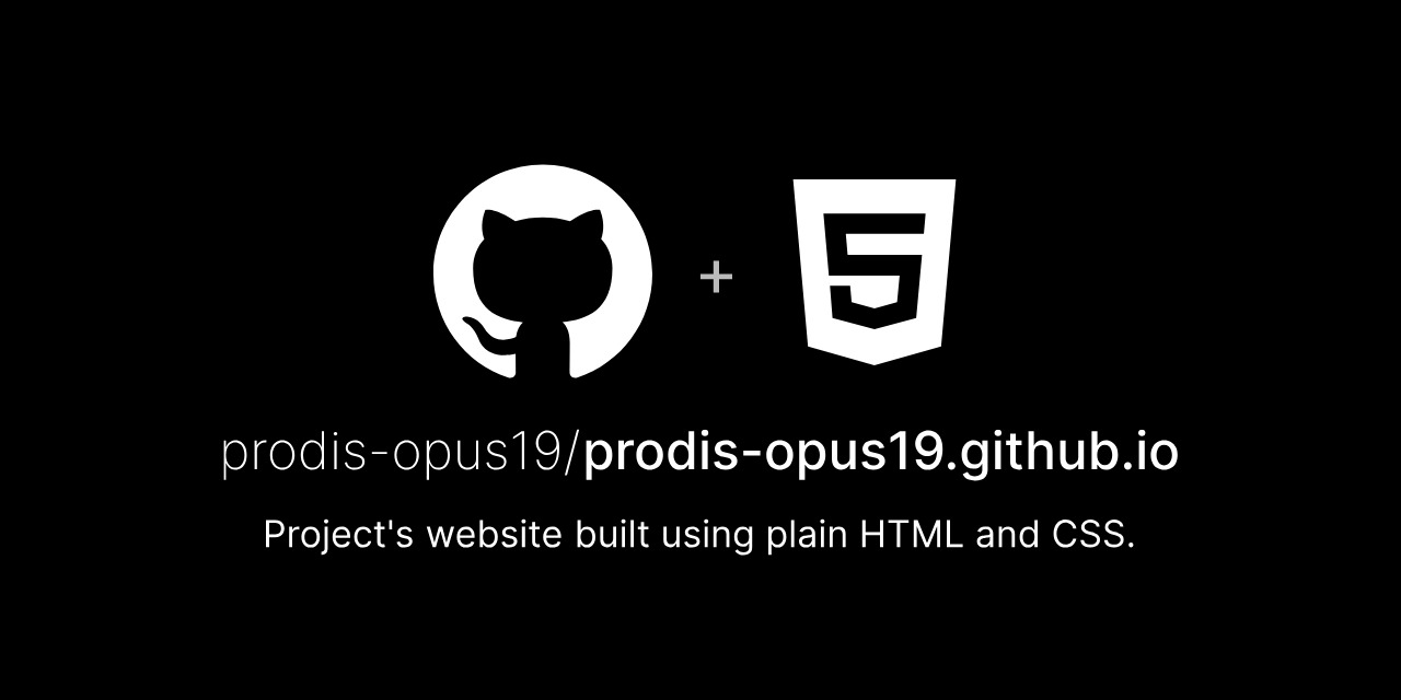 GitHub - prodis-opus19/prodis-opus19.github.io: The official website of ...