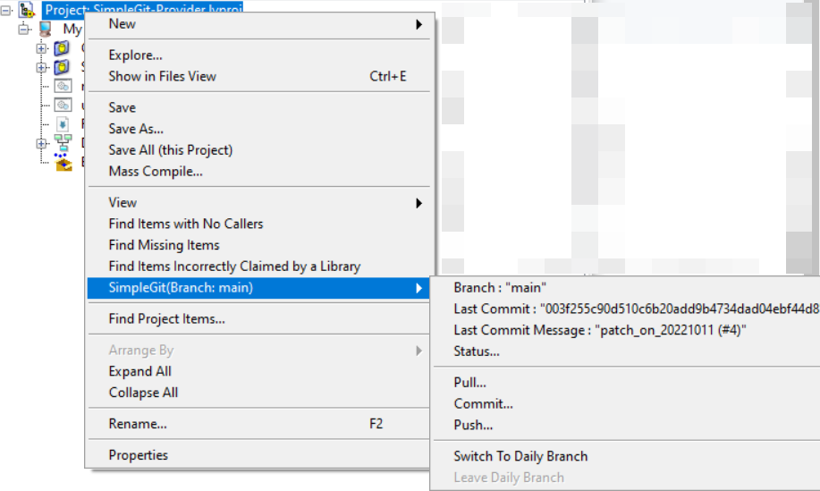 SimpleGit-Provider