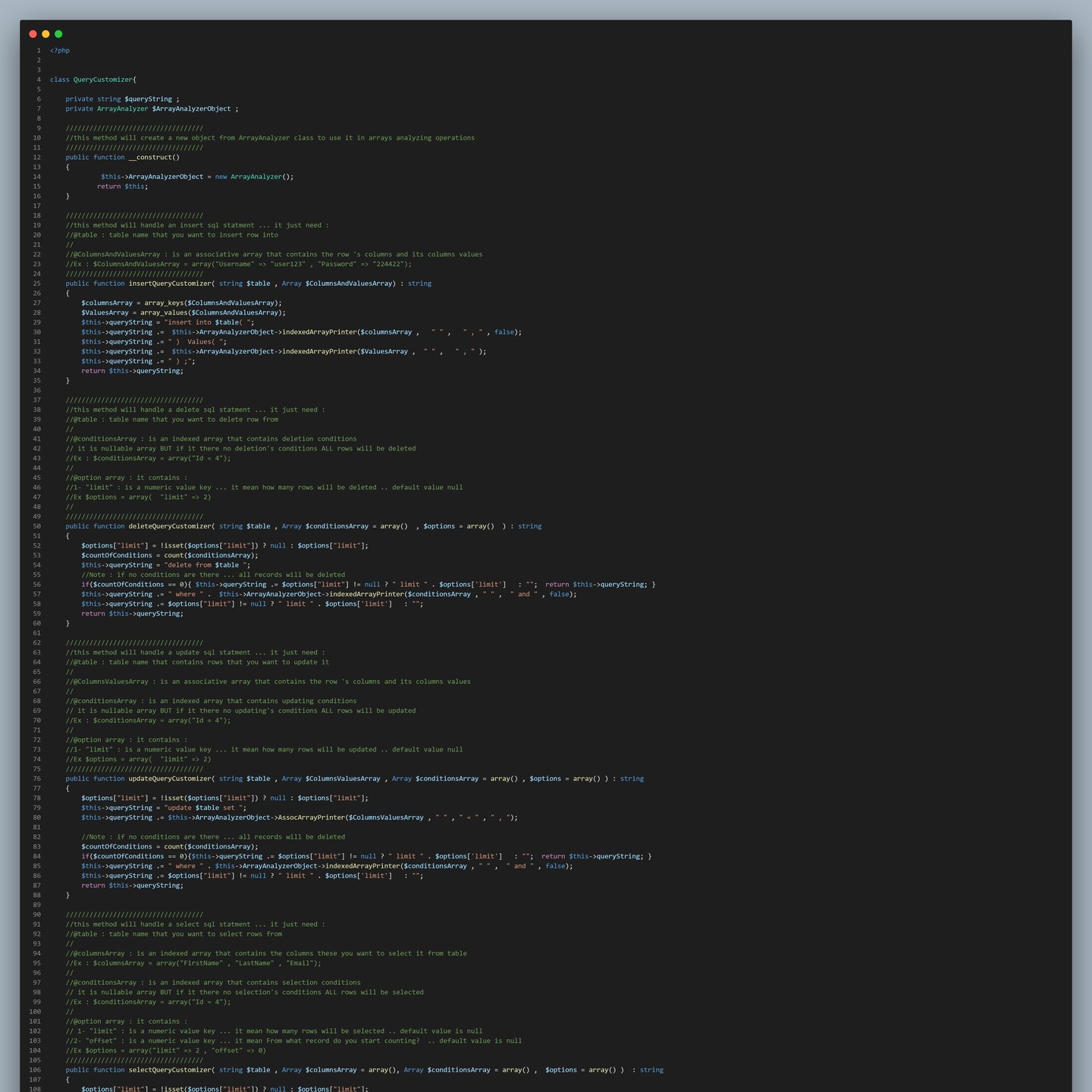 GitHub - MuhammedALDRUBI/QueryCustomizer: it used to handling a sql ...