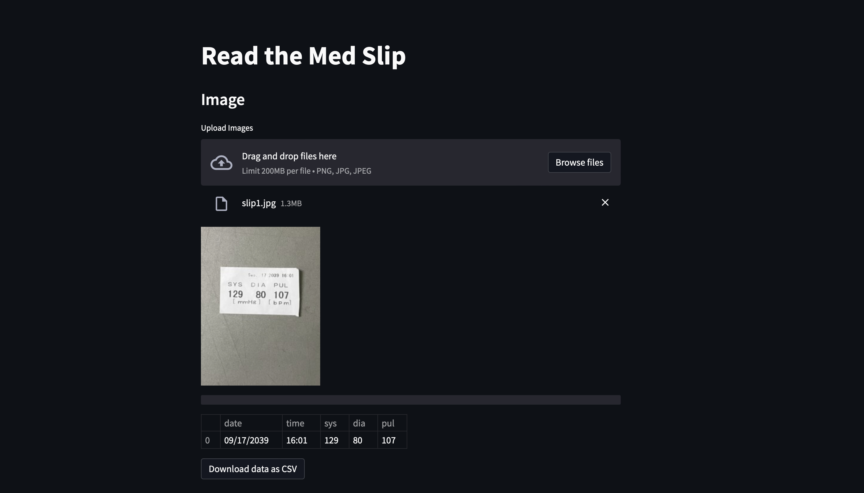 GitHub pangineering/medslipocr