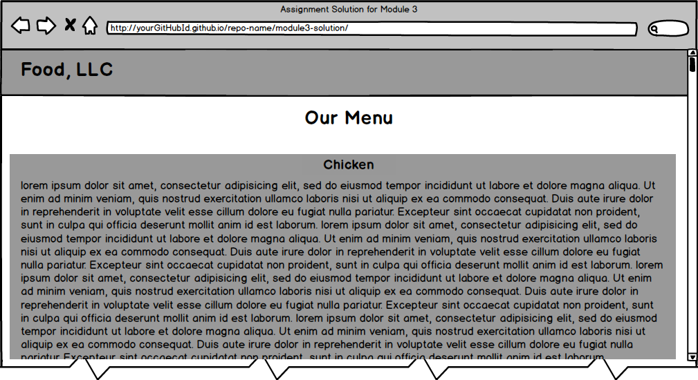 html css and javascript for web developers module 3 assignment