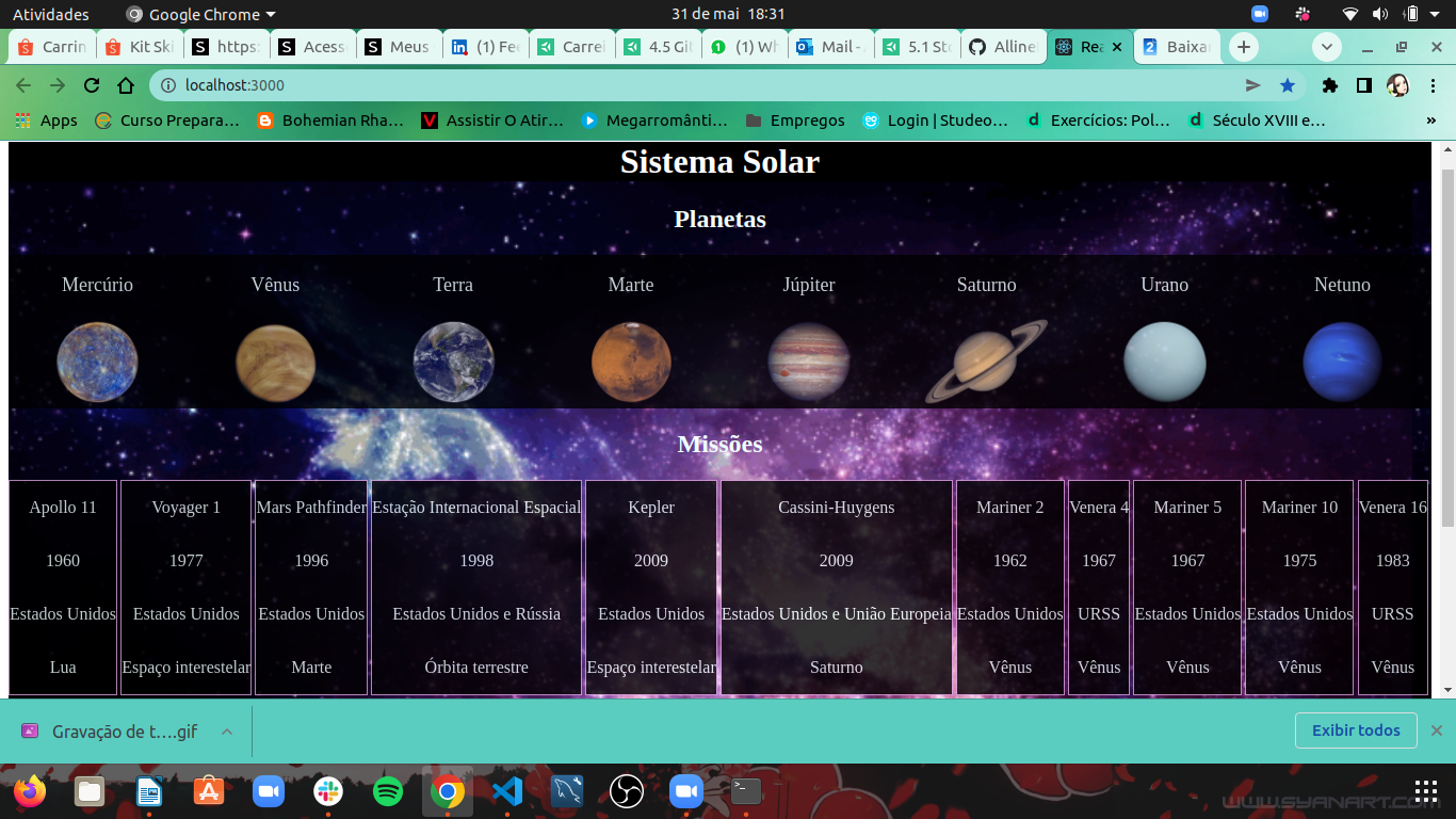 GitHub - AllineFranciely/project-solar-system