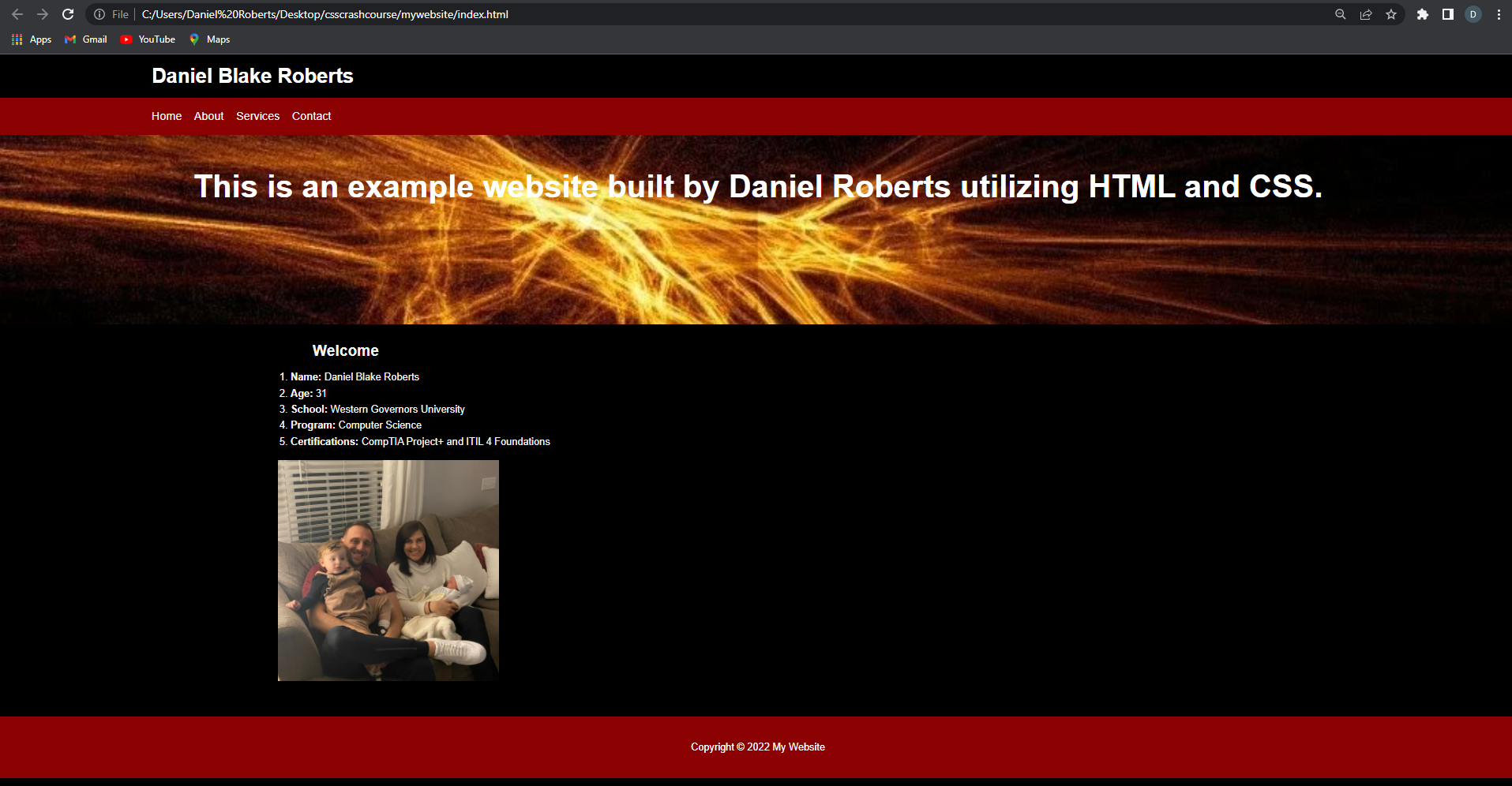 GitHub - daniel-roberts-90/css-example