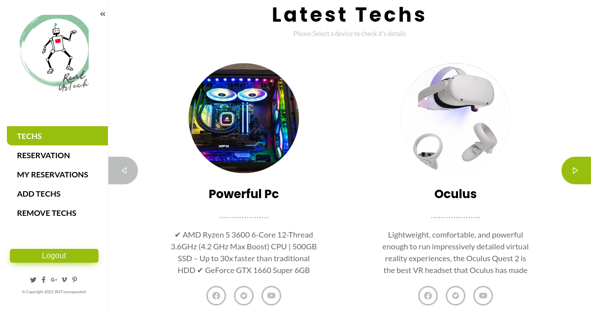 GitHub FinalCapstoneEliteGroup/RentUrTechFrontend This is a React