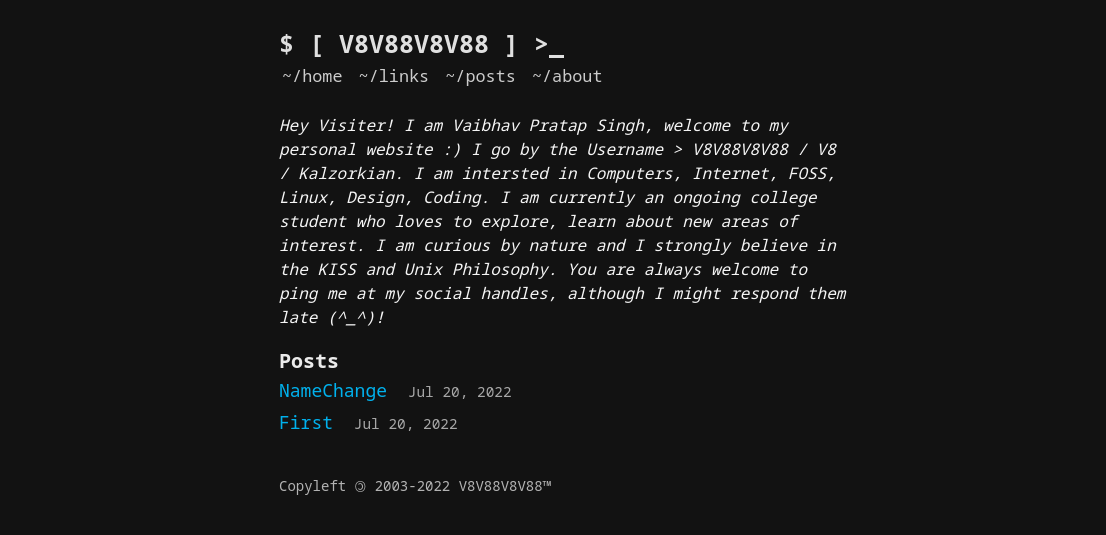 GitHub - V8V88V8V88/v8v88v8v88.github.io: My Personal Website is hosted ...