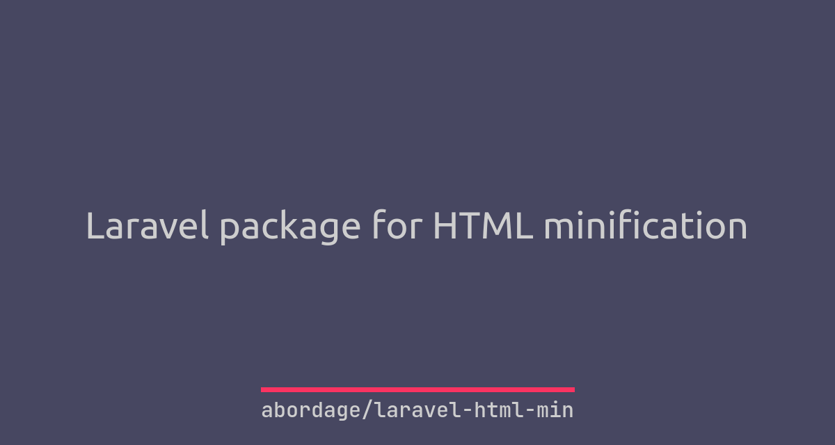 laravel-html-min