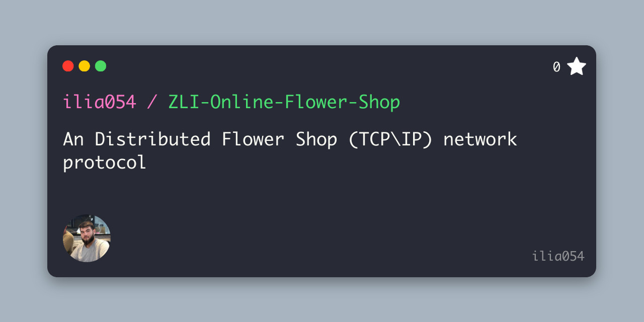 GitHub - ilia054/ZLI-Online-Flower-Shop: An Distributed Flower Shop ...
