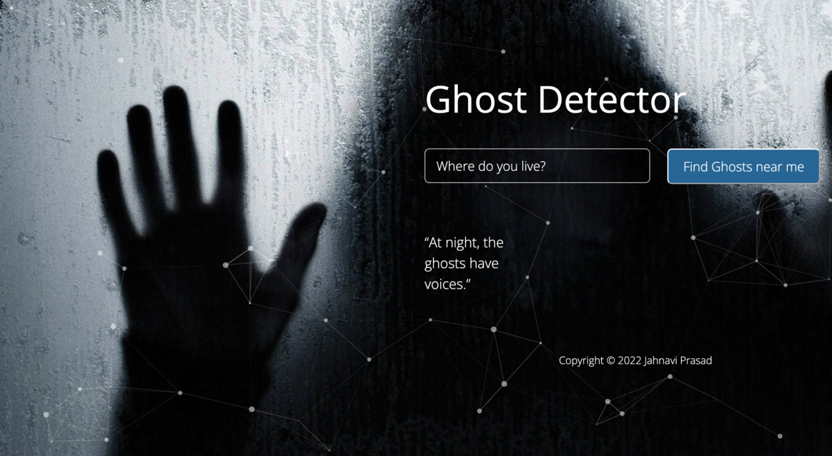 GitHub - jahnavi-prasad/GhostDetector: Scared of Ghosts? (Prasanth I'm ...