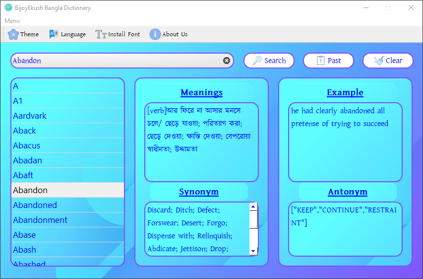 QBangla-Dictionary