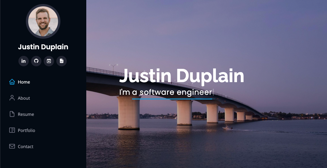 GitHub - justinduplain/portfolio: My portfolio site