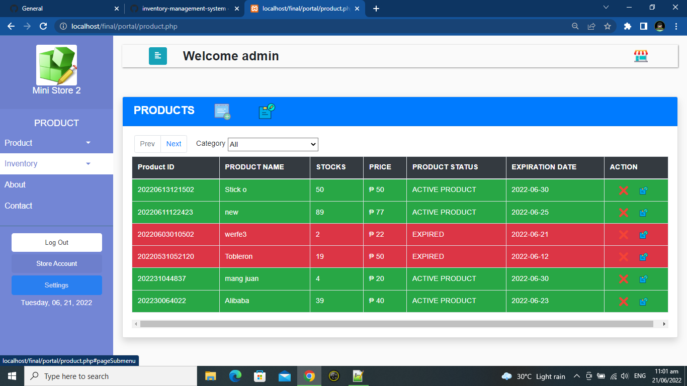 GitHub - FreenetGamer/InventoryMangementSystem: test