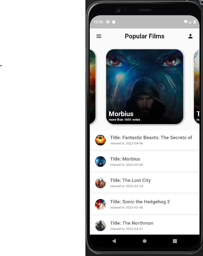 GitHub - Ghaithmeftah/films_project: This app displays photos from ...