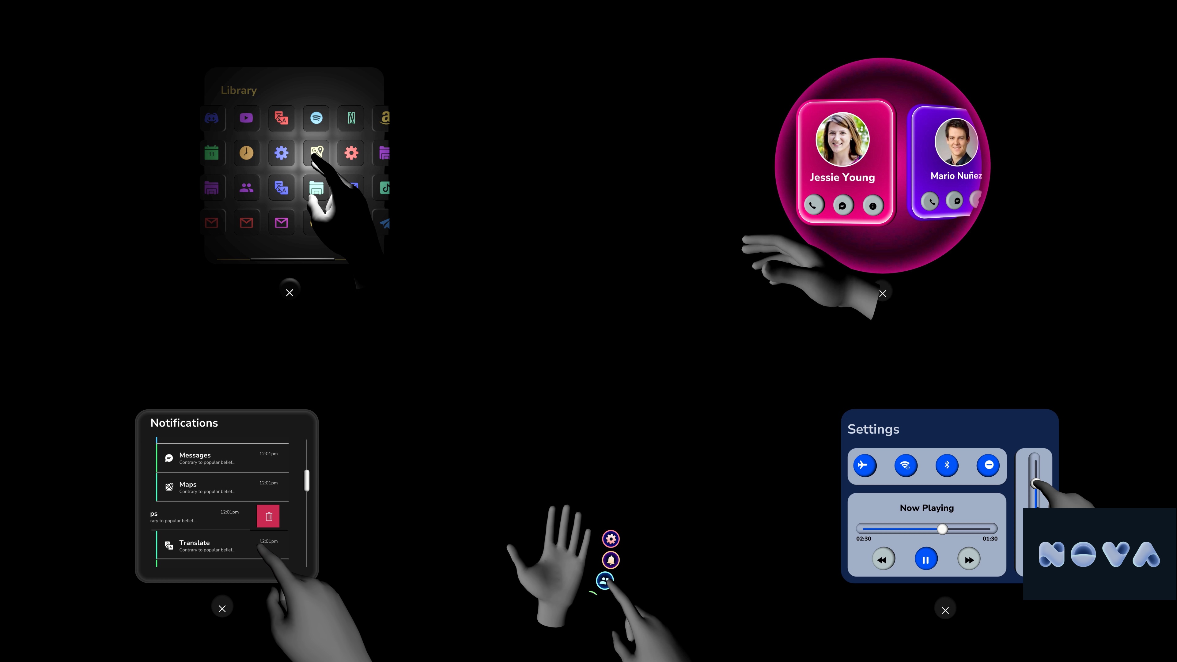 GitHub - NovaUI-Unity/XRHandMenuSample: A hand menu for XR showcasing ...