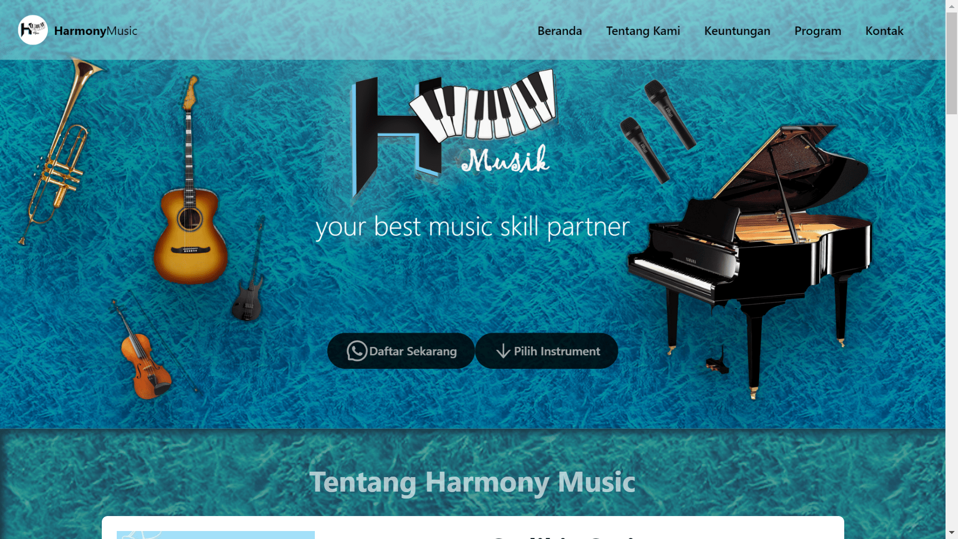 GitHub rrtkye24/HarmonyMusic Web Les Music