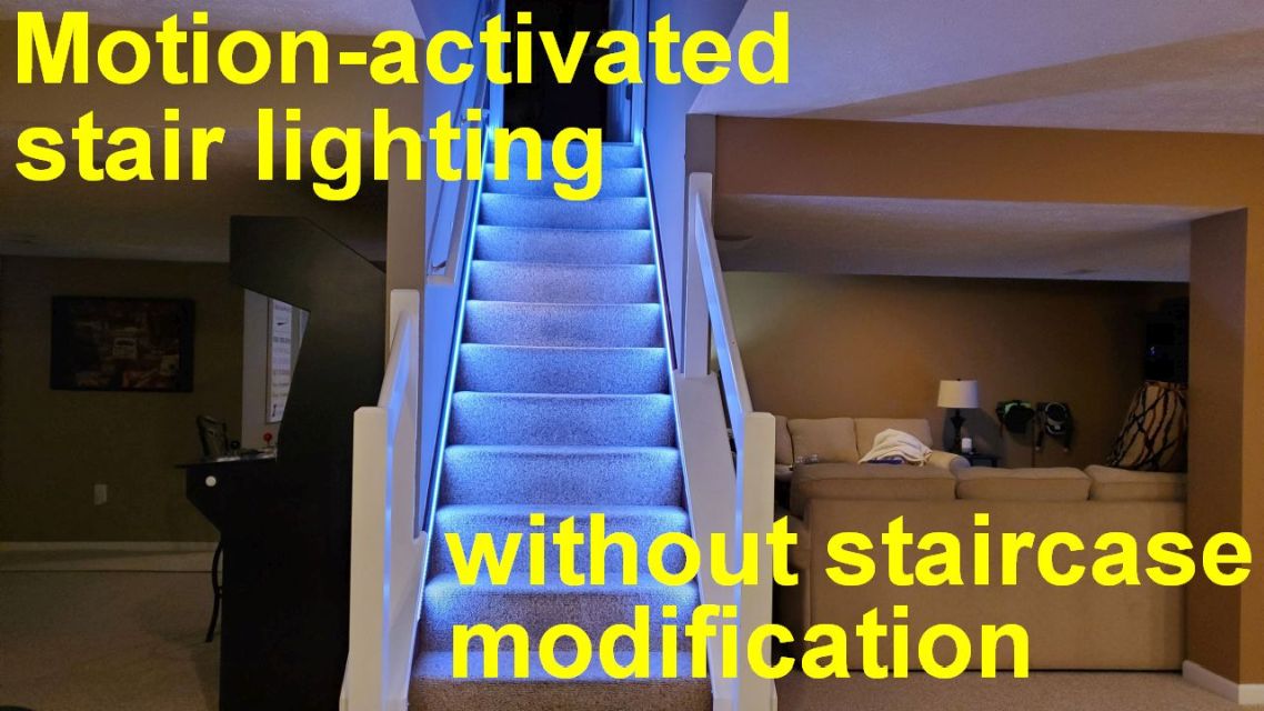 Stairs led deals lights motion sensor