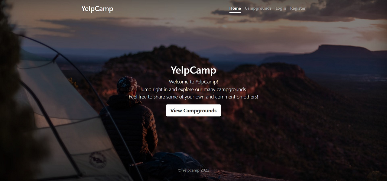 GitHub - yashverma3/YelpCamp: Website that supports user authentication ...
