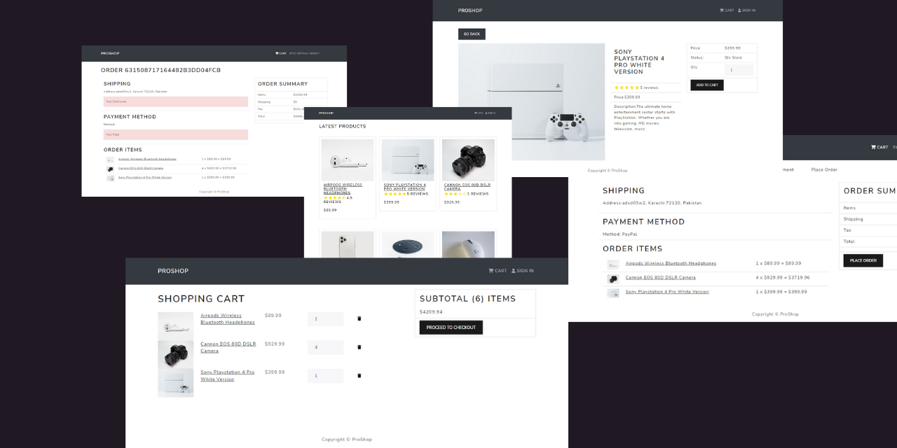 GitHub - sibteali786/Proshop: Proshop is an e-commerce platform (clone ...