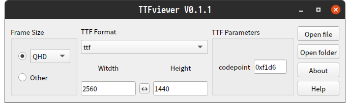 ttfviewer