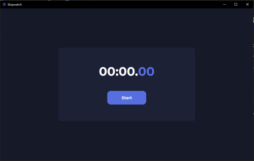 GitHub AayushRajagopalan/stopwatch Simple stopwatch app made with