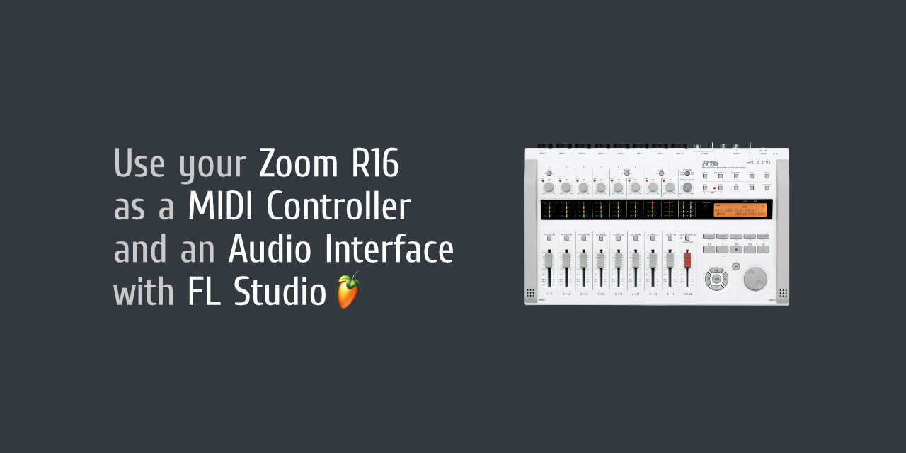 GitHub nattheriddle1/FLStudioZoomR16 An FL Studio MIDI script for